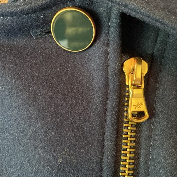 Kenneth Cole Wool Blend Asymmetrical Belted Coat size 12 - Picture 4 of 8